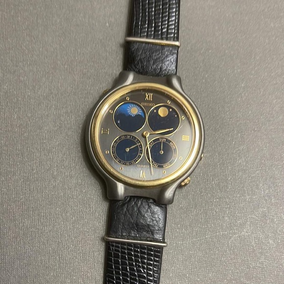 Seiko | Accessories | Vintage Seiko Moonphase Watch | Poshmark